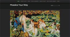 Desktop Screenshot of mosaicsyourway.com