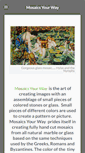 Mobile Screenshot of mosaicsyourway.com